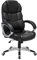 SONGMICS Office Chair Swivel Office Chair, Max. Load Capacity 150 kg, Black OBG24BUK