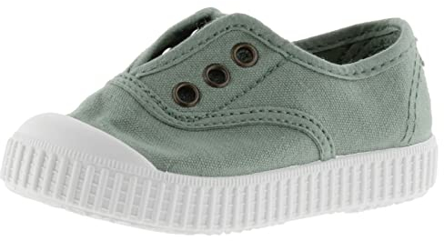 victoria Inglesas Unisex 1915 Lona Drec & Elástico Central & Refuerzo Puntera 106627 para Niños Jade 31