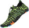 SAGUARO Badeschuhe Herren Wasserschuhe Damen Barfuss Schuhe Sport Schwimmschuhe Barfußschuhe Gegen Seeigel Aquaschuhe rutschfest Strandschuhe Leicht Neoprenschuhe Barfussschuhe Grün 1, Gr.44