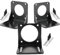 RATTMMOTOR Nema 23 Schrittmotor Halterung, 3 Stück 57 L Motorhalter flach mit Schrauben Alu/Stahl, NEMA 23 Stepper Motor Mounting Bracket