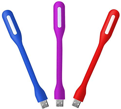 Mini USB LED Lampe, Ebyphan USB Light pour Ordinateur Portable Clavier D'ordinateur, Col De Cygne Flexible Liseuse, USB Puissance LED De Couleur, Ordinateur Portable USB Portable Léger