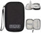 Ruyosn Kabel Organizer Tasche Wasserdicht Klein Kabeltasche Festplattentasche Elektronische Tasche Elektro Organizer Cable Bag Elektronik Zubehör Organisator Kabel für Reise, Schwarz