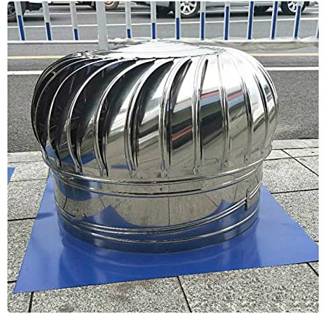 SHUDONGDEN Chimenea Giratorio Capucha,Sombrero Extractor Cubierta De Chimenea Giratoria Giratoria De Acero Inoxidable De 100-500 Mm Cubierta De Chimenea Giratoria De Acero,450mm/17.71in