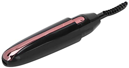 Beheizbare Wimpernzange, Elektrisch USB Aufladbar, 2 Temperaturmodi, Schnelle Erwärmung, Anhaltende Natürliche Locke, Wimpern Styling Tool für Schönheitspflege (Schwarz)