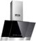 Kaiser AT 8438 F Eco | Grand Chef 80cm Cooker Hood | Black & Silver Wall Mounted Chimney Kitchen Extractor Fan