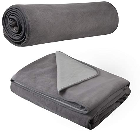 Kritter Planet Hundedecke Wasserdicht, Kuschelig Sex Decke, Urinbeständige Haustierdecke Waschbar Hundedecke für Sofa Bett Couch Autositz Möbel, XXL Decke 229 x 203 cm, Hellgrau/Dunkelgrau