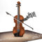 Liif Violine 3D Grußkarte Pop Up Karte, Musiker Geburtstagskarte, Violinist Geschenke, Band Violine Lehrer Geschenk vom Schüler, Musikschule Abschluss,mit Nachricht Note & Umschlag,Größe 7x5 Zoll