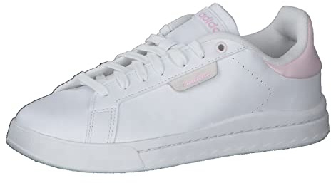 adidas Damen Court Silk Shoes, Cloud White/Cloud White/Almost Pink, 40 EU