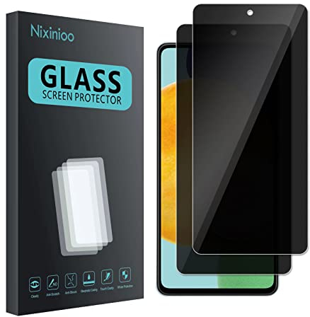 [2 Stück] Sichtschutz Schutzfolie für Samsung Galaxy A52, Anti-Spy Schutzglas, Sichtschutzfolie, [Anti-Spion] [9H Härte panzerglas] [Bläschenfrei] [Kratzfest]