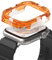 Ringke Fusion Bumper Compatible con Apple Watch Case, Apple Watch 9, 8, 7 (45mm) y Apple Watch 6, 5, 4, SE (44 mm) Cubierta de Doble Capa para Mujeres, Hombres - Neon Orange