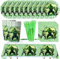41 Stück Hu-lk Party Geschirr,Partygeschirr Gebutstag Party Set Birthday Party Supplies Geburtstag Teller Tasse Tischdecke Partygeschirr Hu-k Geburtstagsdeko