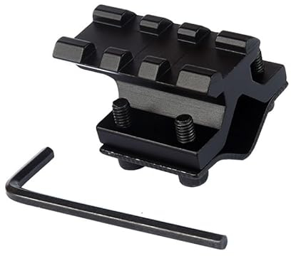 HOUSON Aluminium 20mm Picatinny-Schiene,Picatinny Schiene Adapter Montageschiene schiene Rail Mount Basis Airsoft für Scope Laser Flashlight Converter