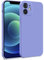 MyGadget Cover per iPhone 12 - Custodia in Silicone Morbido a Doppio Strato – Case con Protezione Fotocamera & Fodera Interna Antigraffio - Lilla