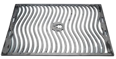 Feuerfest 123 GmbH Grillrost Stahl [48x34 cm] - Passend für Weber Genesis Grill, Grillzubehör - Grillgitter schnelles & scharfes Anbraten - Weber Grill, Zubehör, Ersatzteile [100% - Made in Germany]