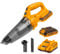 Ingco Cvli20126 Aspirapolvere senza filo A Batteria 20 v 0.5 lt Aspirabriciole per Auto Casa Completo di Batteria e Caricabatterie 2 Ah