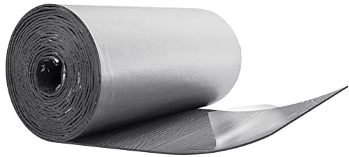 Dripex Aluminium selbstklebend Isolierfolie Dämmfolie Dachisolierung Isolierungsfolie Wärmehaltung (7mm-1.0x10m - 10㎡)
