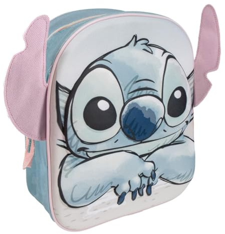 CERDA GROUP Unisex Kinder Cerda, Standard, bunt, Estándar Stitch Kinderrucksack, Hellblau