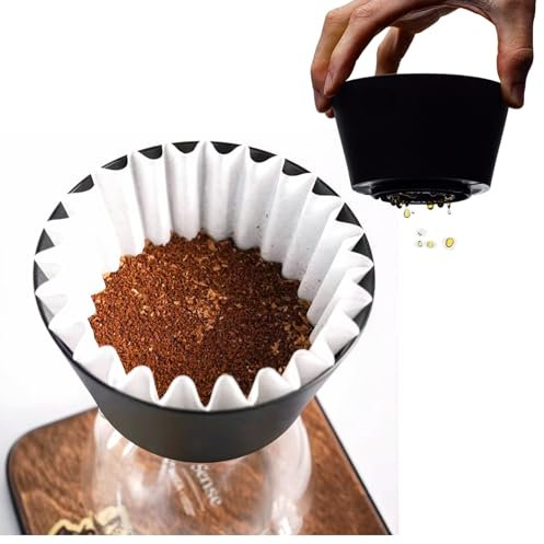 OCTPLAY pour over coffee maker,Coffee Dripper 2-5 Cup Brewer fits 185 flat papers Design Slow Drip Coffee Filter Cup for OREA Big Boy