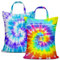 2 bolsas grandes de lavandería de viaje impermeables con asa, lavable para ropa sucia, bolsa húmeda y seca para traje de baño, entrenamiento, gimnasio, piscina, dormitorio universitario