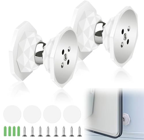 Türfeststeller Wohnmobil, 2 Stück Magnetischer Türfeststeller Wohnmobil, Magnetischer Türhalter Ohne Bohren, Zubehö für Wohnmobil, Anhänger, Bootsfächer, ohne Bohren