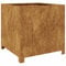 vidaXL Jardinière 50x50x50 cm Acier résistant aux intempéries, planteur, jardinière de Patio, bac à Fleurs, jardinière d'extérieur, boîte à Fleurs, bac à Jardin