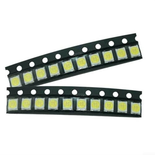 Eawfgtuw Zuverlässige Leistung 2835 1 W 6 V LED-Diode für SMD-LED-TV-Hintergrundbeleuchtung, kühle Farbe (100 Stück)
