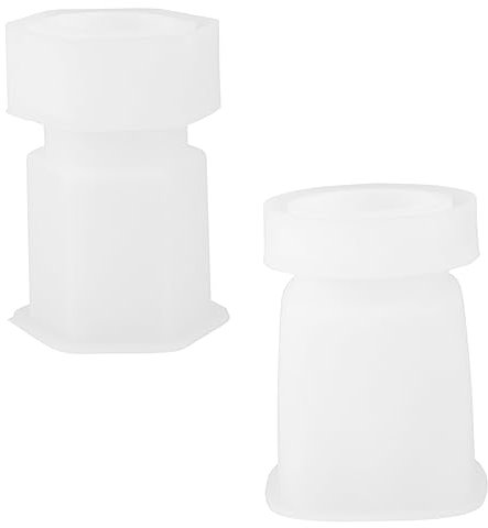 TOKIDNY 2 Sets Flaschen Silikonform DIY Form Silikonformen Schablonen Zum Basteln Brosche Anstecknadel Scheibe Mini Schmuckbehälter Formen Bastelzubehör DIY Silikonform DIY