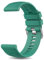 Tobfit Correa de Reloj Universal 18mm, 20mm, 22mm de Ancho, Pulseras de Repuesto de Silicona para Hombres y Mujeres, Correas Deportiva Ajustable y Transpirable (22mm, Pino de Agujas Verde)