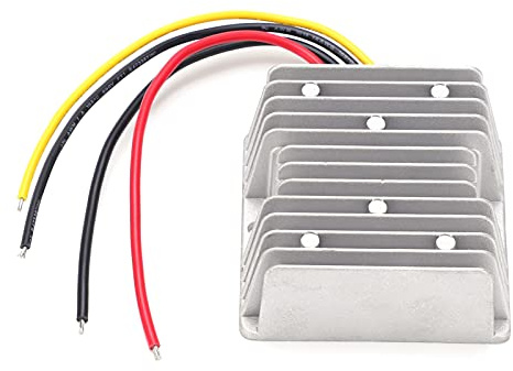 Adfaga Convertisseur de Tension DC à DC 12 V à 24 V 5 A 120 W, Module de transformateur Haute Puissance pour Bandes LED Audio de Voiture, Panneaux solaires avec boîtier en Alliage