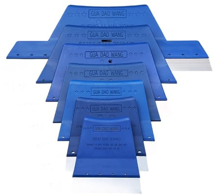 BaotyJie 7x Spatule à étaler Le Mastic de Carrosserie pour Peinture et Vitrage