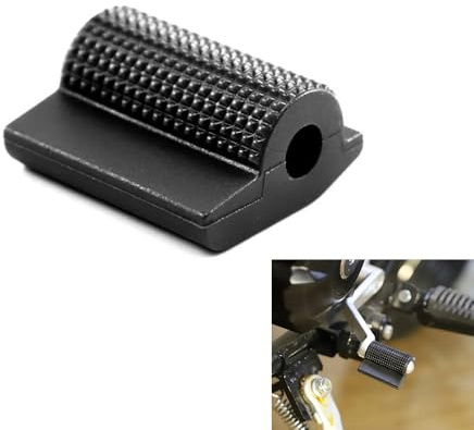 Woniyal Protector Cambio Marchas Moto para Honda CB 125 250 350 750, Funda de Palanca Antideslizante Protector de Calzado Protector Botas,Black