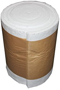 KOMIRO Forno in fibra di ceramica fino a 1200°C per forni a legno, grigio, dimensioni 7320 x 610 x 25,4 mm