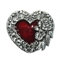 Gürtelschnalle Buckle Gürtelschliesse Western Rose Herz Country Line Dance