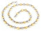 Beydodo Männer Kette ohne Anhänger 11 MM Bohnenkette Halskette Silber Gold für Partner 55 cm