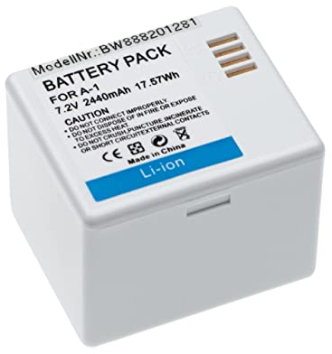 vhbw 1x Akku Ersatz für Netgear/Arlo 308-10029-01, 308-10047-01, A-1, A-1B für Knopfkamera, getarnte Kamera (2200 mAh, 7,2 V, Li-Ion)