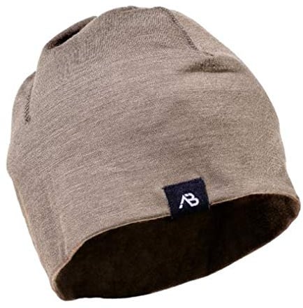 A.Blöchl Sportliches Beanie Lite Merino aus Wolle (Olive Drab)