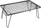 CAMPINGMOON Outdoor Folding Multipurpose Storage Rack Stacking Rack Steel Plating Black T-230