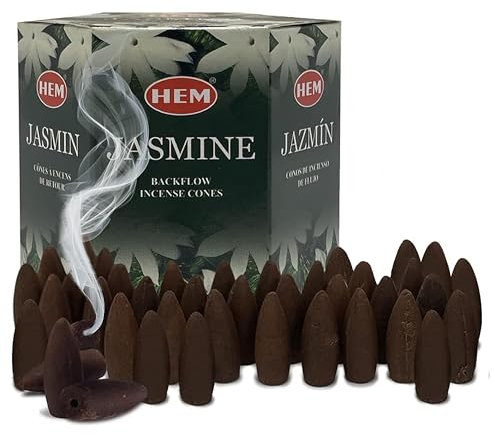 Cônes d'encens à reflux de jasmin pour cascade et tapis Inciensos Aromaticos|Incienso|Inciense|Insienso