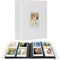 288 Vertikale Fotos für Instax Mini Fotoalbum, Frontfenster, Für Polaroid Buch Album 2x3 Für Fujifilm Instax Mini 12 11 9 8 40 Film(54x86mm), Polaroid 300, HP Sprocket, K-pop Fotokarten(Weiß)