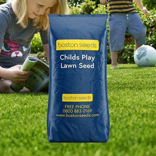 Boston Seeds Family Grass Seed Child Friendly Pet Friendly Seed for Play (1 x 2kg)