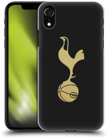 Head Case Designs Officially Licensed Tottenham Hotspur F.C. Black And Gold Badge Hard Back Case Compatible With Apple iPhone XR