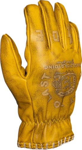 John Doe Coyote Motorrad Handschuhe, gelb/grau, XL