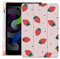 MAYCARI Strawberry iPad Air 4 Case with Pencil Holder, Support Auto Sleep/Wake, Soft TPU Back Protective Case for iPad 10.9 inch 2020