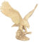AUNMAS Harz-Adler-Statue, 26x31x16cm Majestätische Adler-Skulptur Großer Adler auf Felsen Statue Wild Bird Eagle Dekorative Skulptur für TV-Schrank Weinschrank Bürodekoration