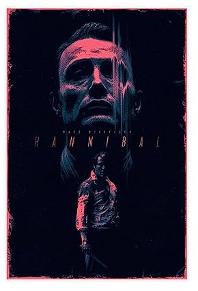 EMIGOS Hannibal Alternatives TV-Poster von RYVE kreatives Leinwandposter Schlafzimmer Dekor Sport Landschaft Büro Zimmer Dekor Geschenk ungerahmt 40 x 60 cm