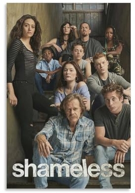 DAGUYS Vintage Movie Shameless TV Show Poster 21 Leinwand Poster Wandkunst Bild Drucke Hängende Foto Dekor Home Poster Kunstwerke 40 x 60 cm