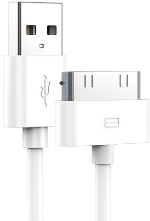 NSGWKZD 30 Pin Charger fit for Old iPhone 4 4S iPad iPod Nano, Charging Cable 6.6 FT