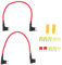 Jectse 2 Satz TIPM-Bypass-Kabel, 14 AWG-Draht/20 A Sicherungsadapter Sicherungshalter TIPM-Bypass-Kabel, Reparatur des Kraftstoffpumpenrelais-Bypass-Kabels Passend für 1500 2500 3500,