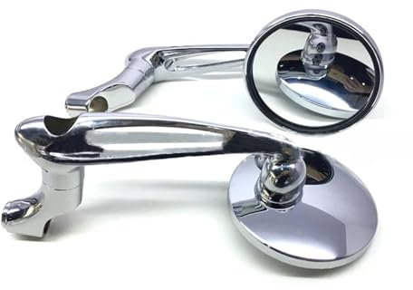 Motorrad Rückspiegel Für Y&amaha MT07 MT09 MT10 FZ1 FZ6 FZ09 FZ8 XSR 700 XSR 900 YZF R125 Für Tracer 900 Motorrad Rückspiegel 8/10MM Spiegel Universal Motorrad-Rückspiegel (Farbe : 2)