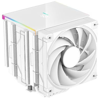 ICOLER AK620 White Digital display Edition CPU Air Cooler 6 Copper Heat Pipes Dual-Tower CPU Cooler SuitableFor Intel LGA 1700/1200/1151/1150/1155 AMD AM5/AM4